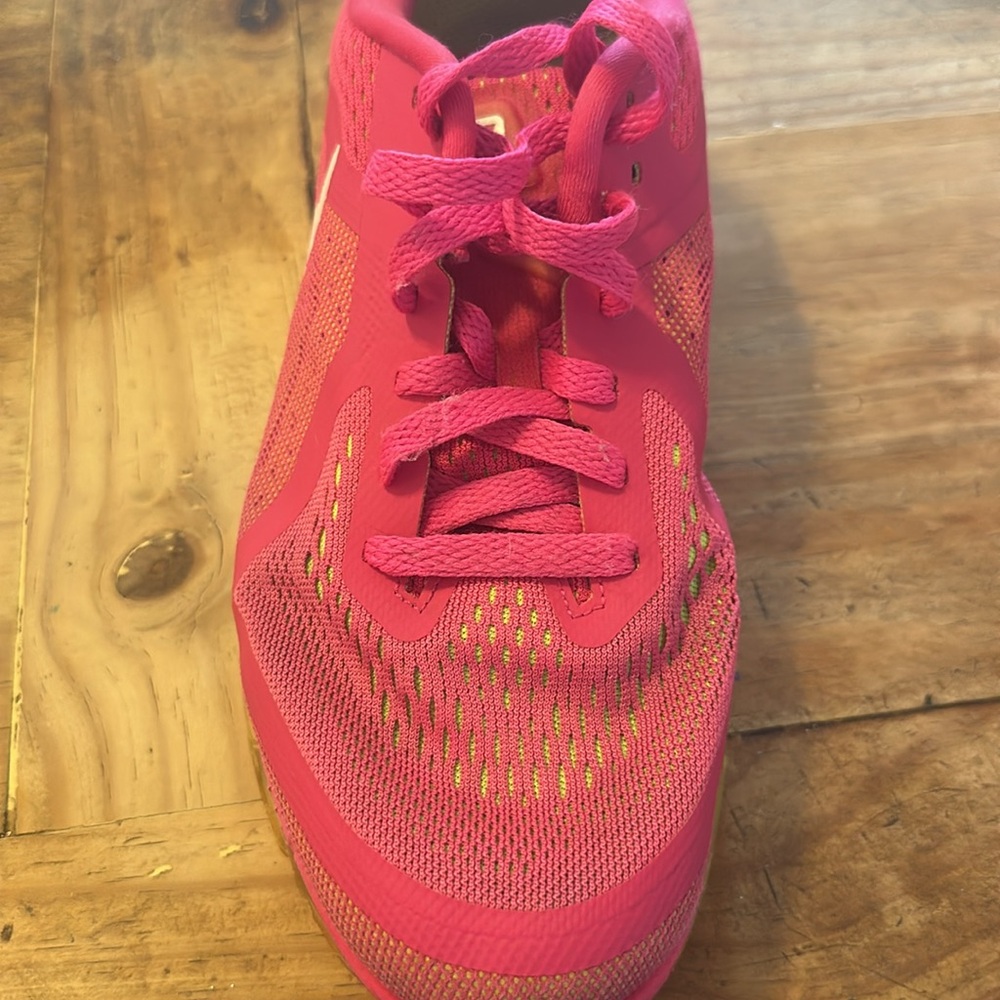 Nike Air Max Women's Pink Yellow Running US Shoes Tennis - Picture 7 of 11